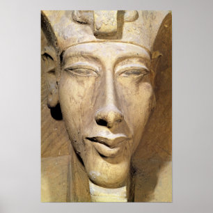Bust of Amenophis IV   from the Temple of Amun Poster