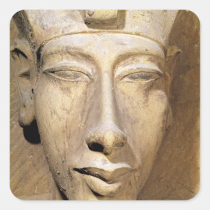 Bust of Amenophis IV   from the Temple of Amun Square Sticker