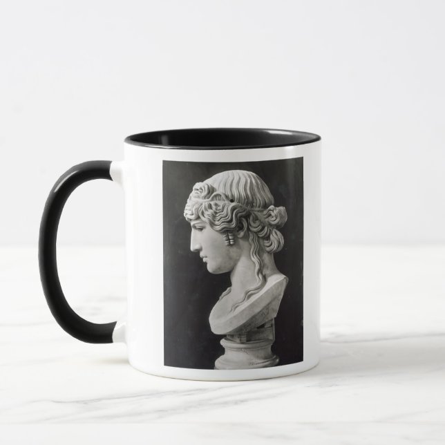 Bust of Antinous  called 'Antinous Mondragone' Mug (Left)