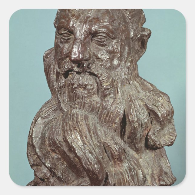 Bust of Auguste Rodin  1909 Square Sticker (Front)