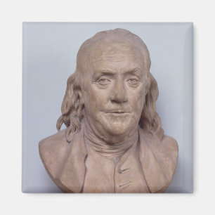 Bust of Benjamin Franklin 1778 Magnet