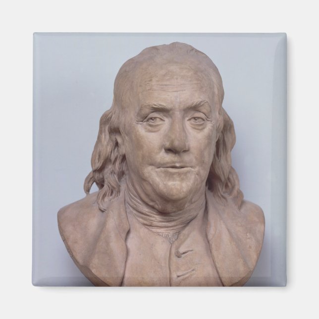 Bust of Benjamin Franklin  1778 Magnet (Front)