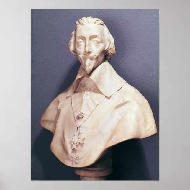 Bust of Cardinal Richelieu c.1642 Poster (Front)