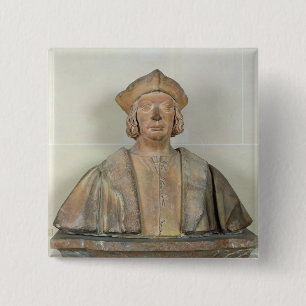 Bust of Chancellor Antoine Duprat 15 Cm Square Badge