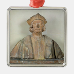 Bust of Chancellor Antoine Duprat Metal Tree Decoration