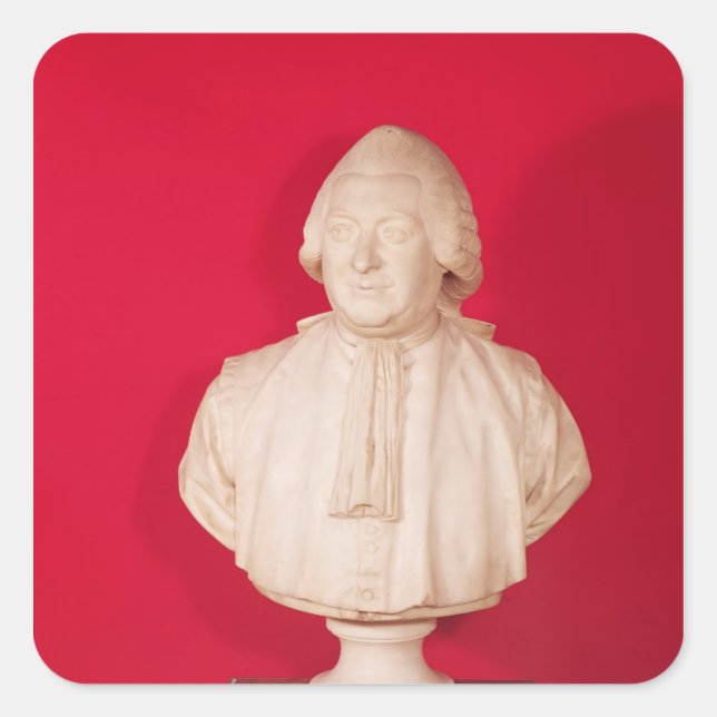Bust of Chretien Guillaume Square Sticker (Front)