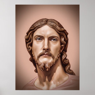 BUST OF CHRIST THE SAVIOR by MICHELANGELO 2026__ Poster