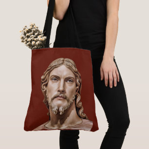 BUST OF CHRIST THE SAVIOUR by MICHELANGELO 2026  Tote Bag