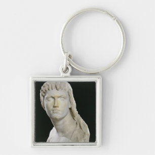 Bust of Cleopatra II or her daughter Key Ring