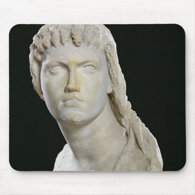 Bust of Cleopatra II or her daughter Mouse Pad (Front)