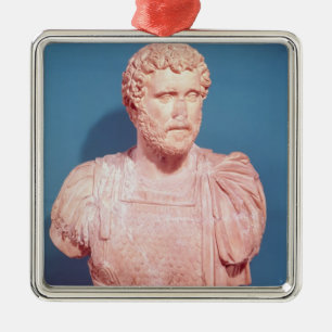 Bust of Emperor Antoninus Pius Metal Tree Decoration