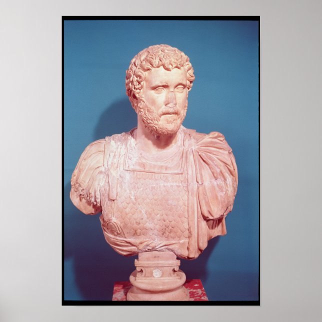 Bust of Emperor Antoninus Pius Poster (Front)