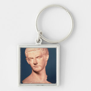 Bust of Emperor Caligula  from Thrace, c.39-40 AD Key Ring