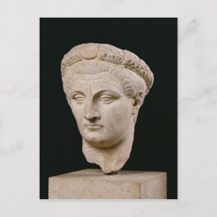 Bust of Emperor Claudius  from Thasos Postcard