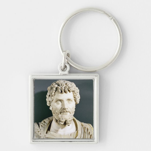 Bust of Emperor Septimus Severus Key Ring (Front)