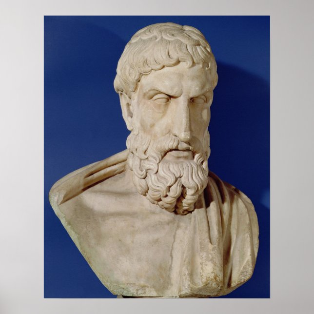 Bust of Epicurus Poster (Front)