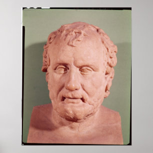 Bust of Eschinus, c.480-476 BC Poster