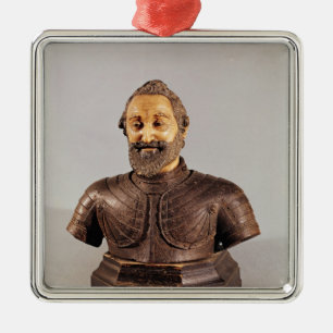 Bust of Henri IV Metal Tree Decoration