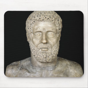 Bust of Hercules Mouse Pad