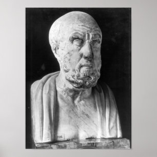 Bust of Hippocrates Poster