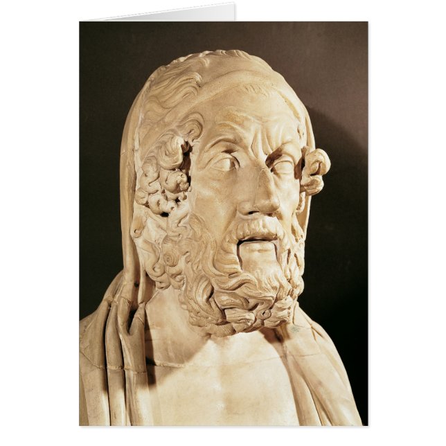 Bust of Homer, Hellenistic period (Front)