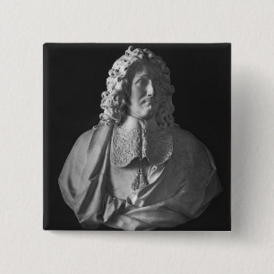 Bust of Jean-Baptiste Colbert de Torcy 15 Cm Square Badge