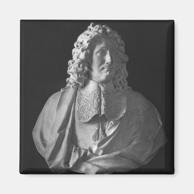 Bust of Jean-Baptiste Colbert de Torcy Magnet (Front)