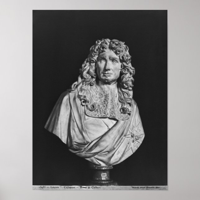 Bust of Jean-Baptiste Colbert de Torcy Poster (Front)