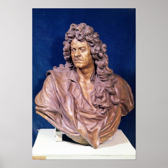 Bust of Jean Baptiste Lully Poster (Front)