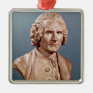 Bust of Jean-Jacques Rousseau Metal Tree Decoration
