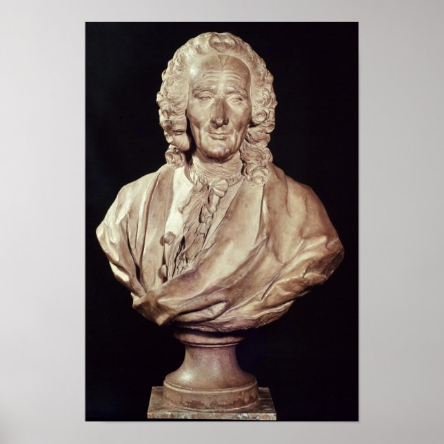 Bust of Jean-Philippe Rameau  1760 Poster (Front)