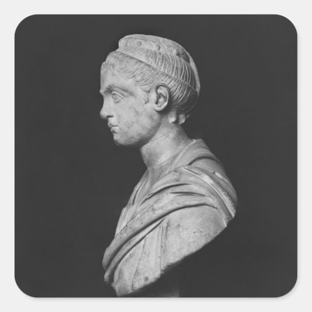 Bust of Julia Mamaea Square Sticker (Front)