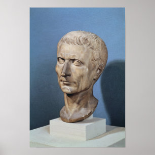 Bust of Julius Caesar Poster