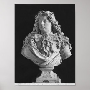 Bust of Louis de France Poster