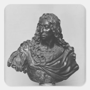 Bust of Louis II Prince of Bourbon Square Sticker
