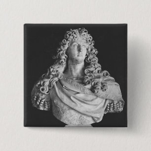 Bust of Louis XIV c.1678-81 15 Cm Square Badge