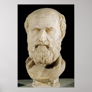 Bust of Lysias Poster