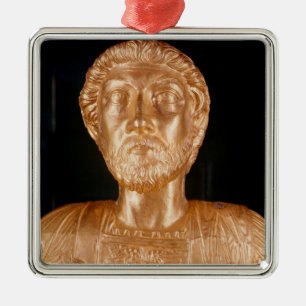 Bust of Marcus Aurelius Metal Tree Decoration