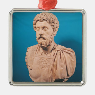Bust of Marcus Aurelius Metal Tree Decoration