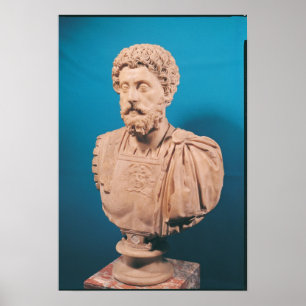 Bust of Marcus Aurelius Poster