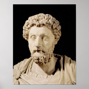 Bust of Marcus Aurelius Poster