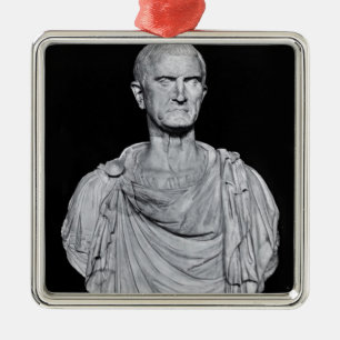 Bust of Marcus Licinius Crassus Metal Tree Decoration
