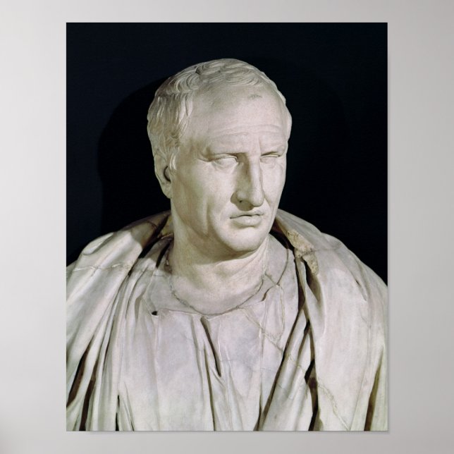 Bust of Marcus Tullius Cicero Poster (Front)
