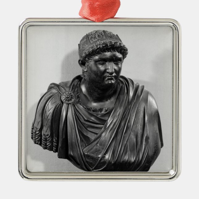 Bust of Nero , copy of an original Metal Tree Decoration (Front)