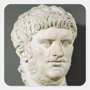 Bust of Nero Square Sticker