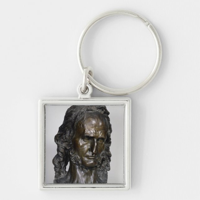 Bust of Nicolo Paganini  1830 Key Ring (Front)