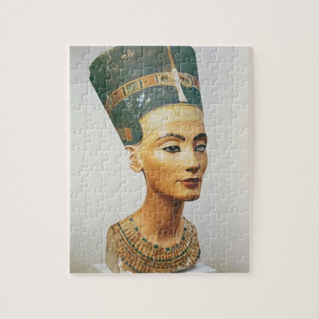 Bust of Queen Nefertiti, from the studio of the sc Jigsaw Puzzle (Vertical)