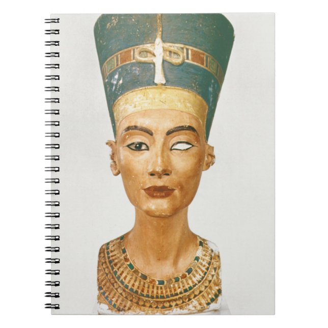 Bust of Queen Nefertiti, front view, from the stud Notebook (Front)