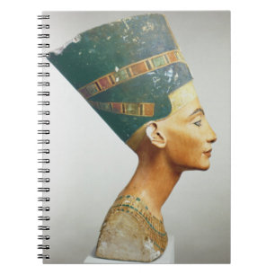 Bust of Queen Nefertiti, side view, from the studi Notebook