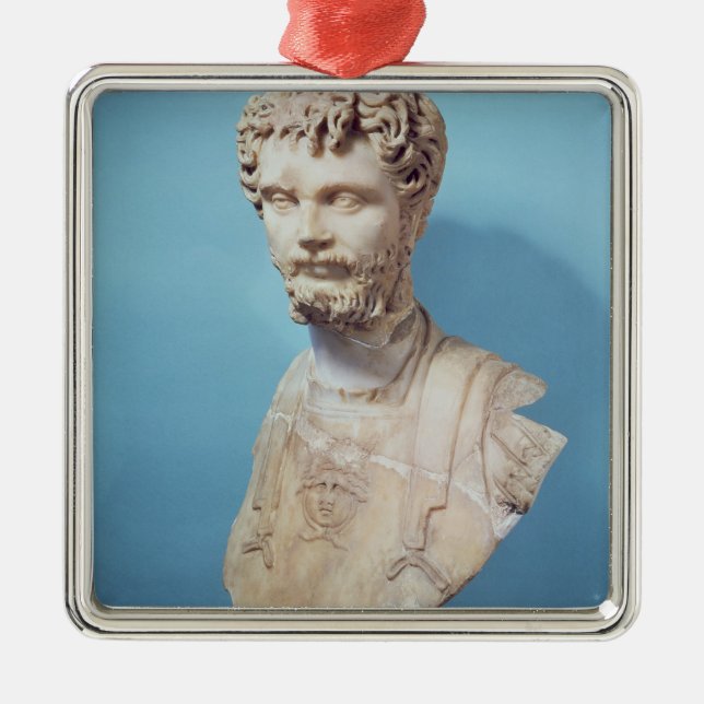 Bust of Septimus Severus Metal Tree Decoration (Front)
